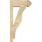 Ekena Millwork Funston Arts & Crafts Rough Sawn Outlooker, Douglas Fir, 6"W x 14"D x 26"H OUT06X14X26FST03RDF - alternate 3